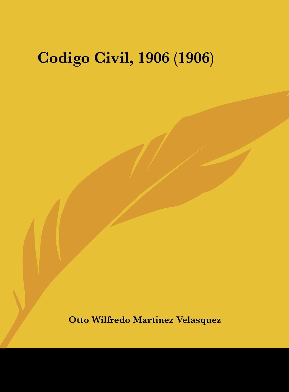 Codigo Civil, 1906 (1906) Contemporary literature
