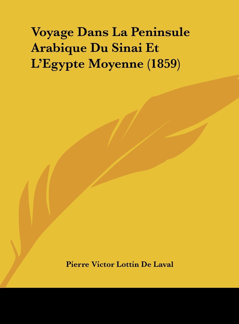 Voyage Dans La Peninsule Arabique Du Sinai Et L'Egypte Moyenne (1859) Contemporary literature
