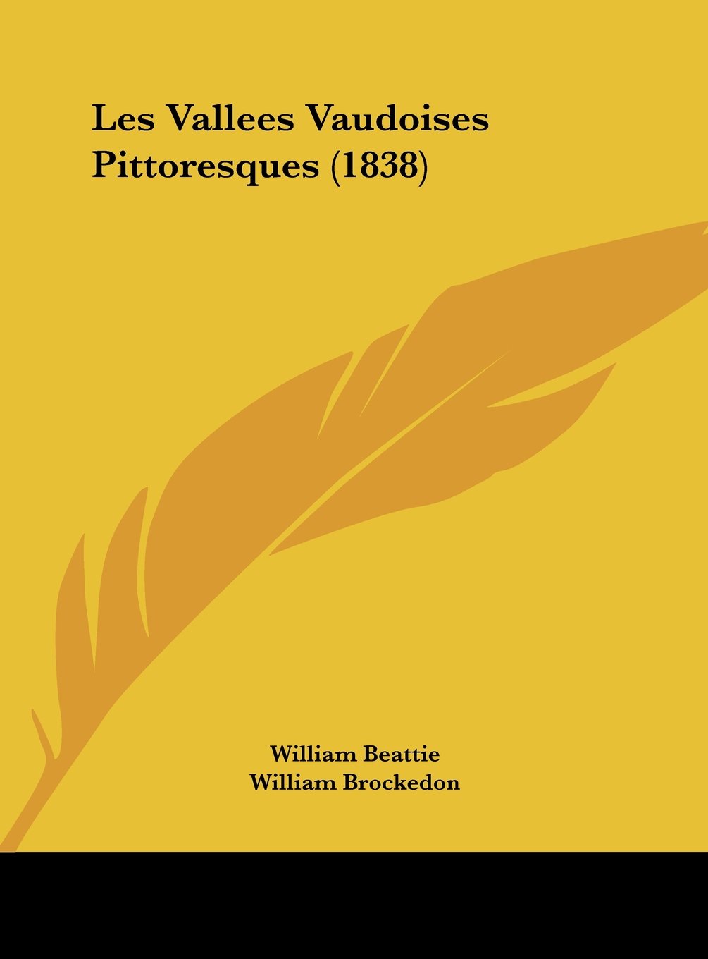 Les Vallees Vaudoises Pittoresques (1838) Contemporary literature