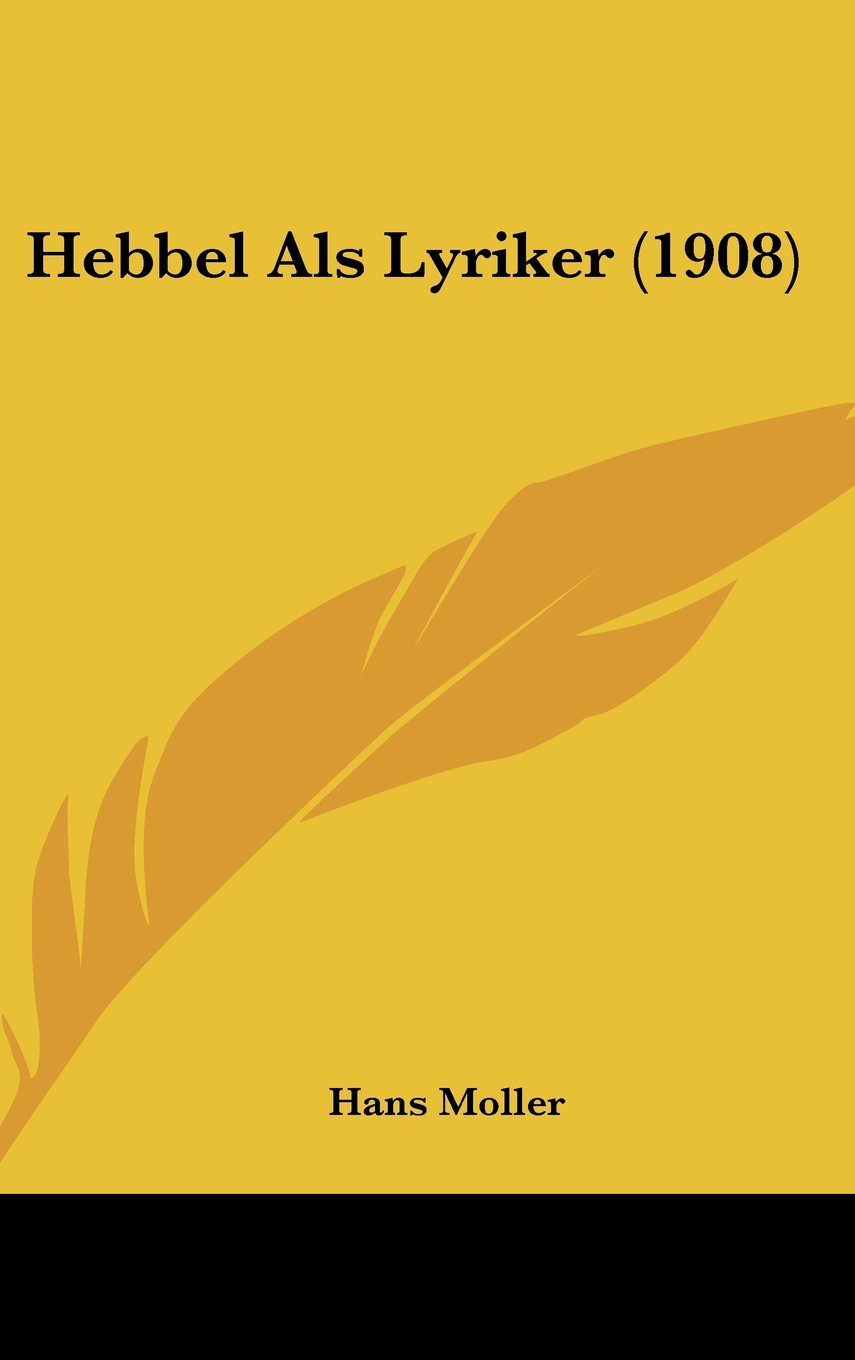 Product Image: Hebbel Als Lyriker (1908)
