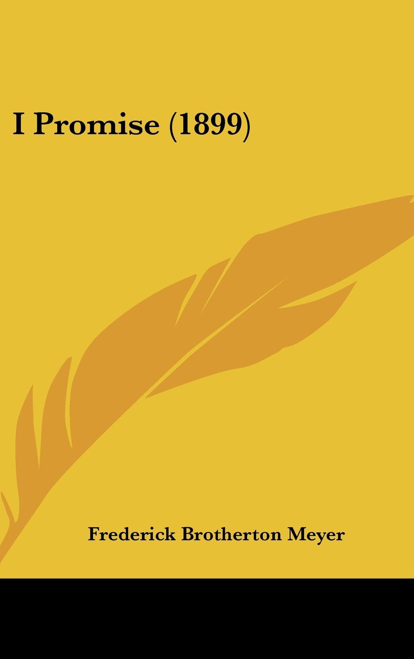 Product Image: I Promise (1899)