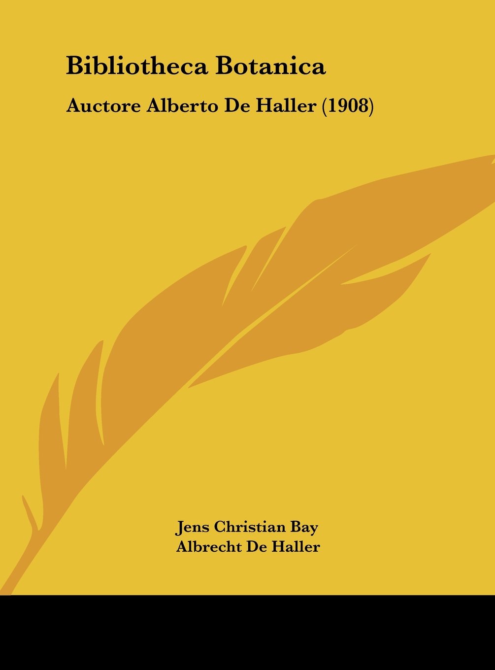 Bibliotheca Botanica: Auctore Alberto De Haller (1908) Contemporary literature