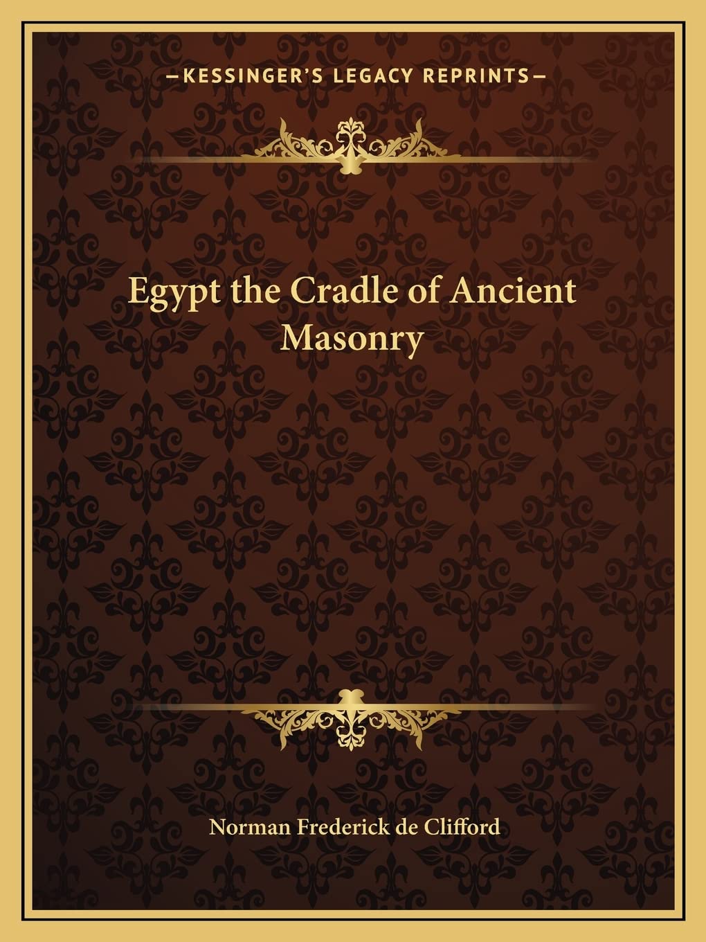 Egypt the Cradle of Ancient Masonry Contemporary literature