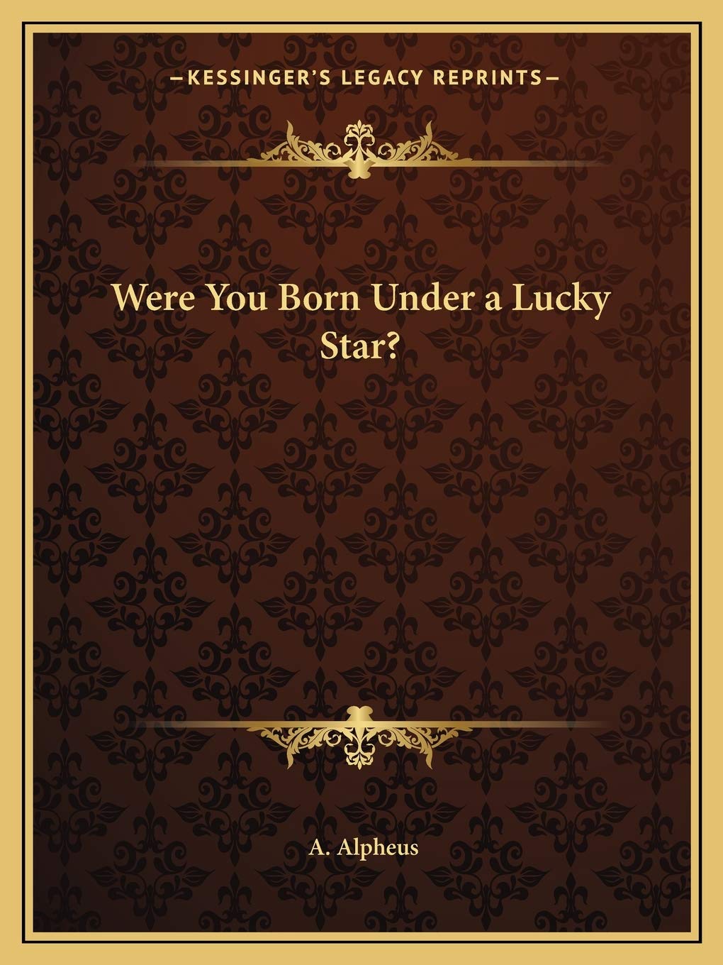 Product Image: Were You Born Under a Lucky Star?