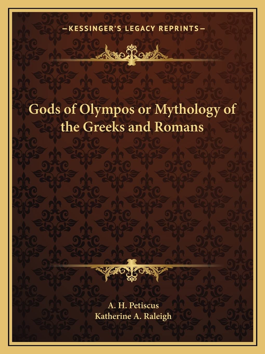 Gods of Olympos or Mythology of the Greeks and Romans Science