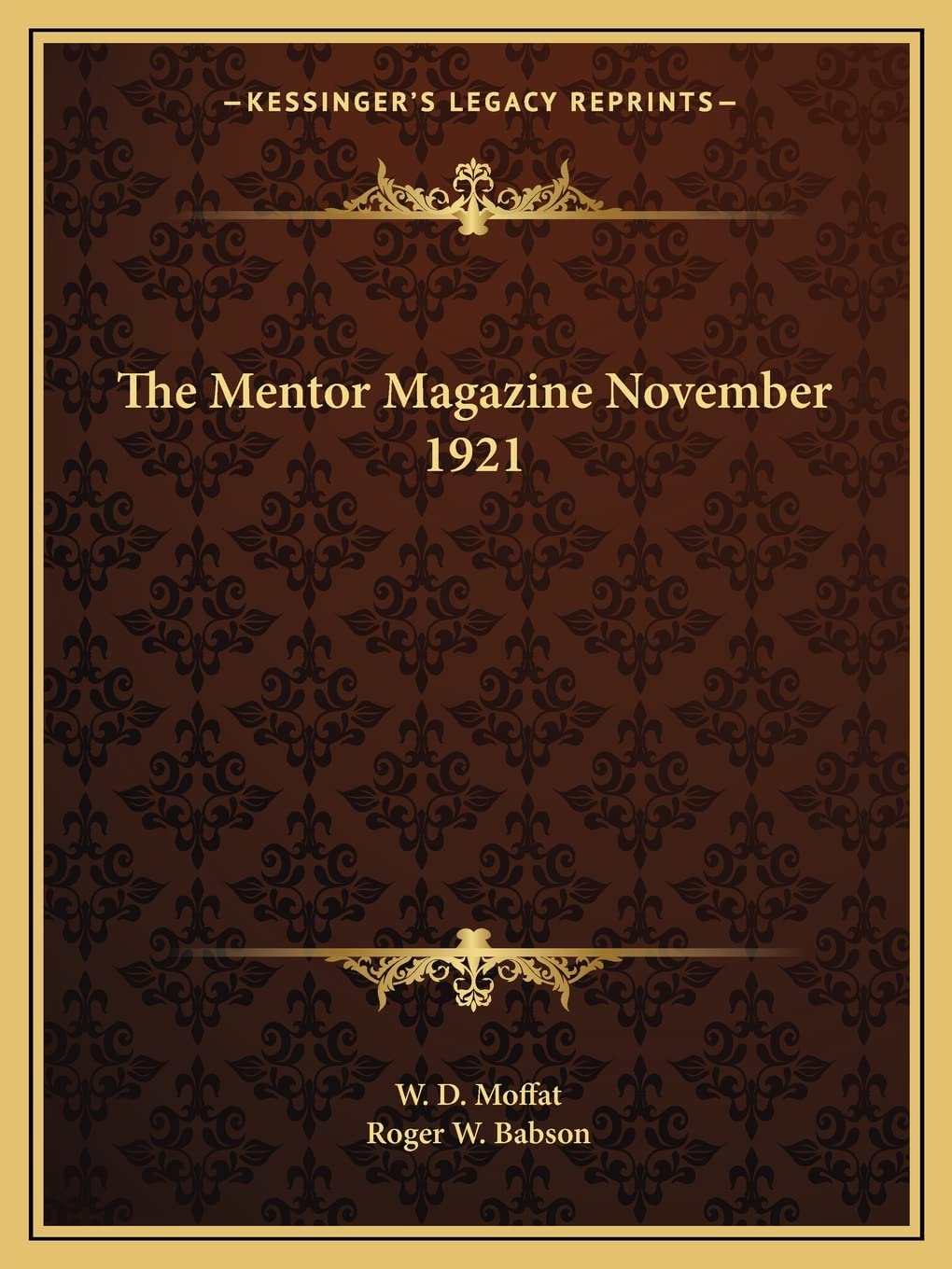 The Mentor Magazine November 1921 International