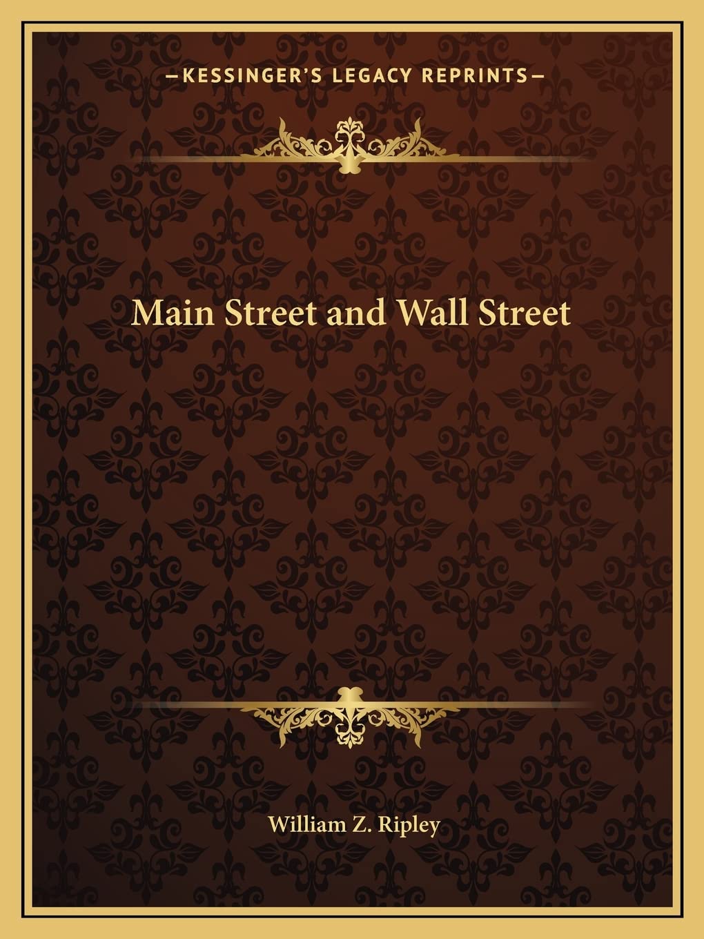 Main Street and Wall Street Contemporary literature