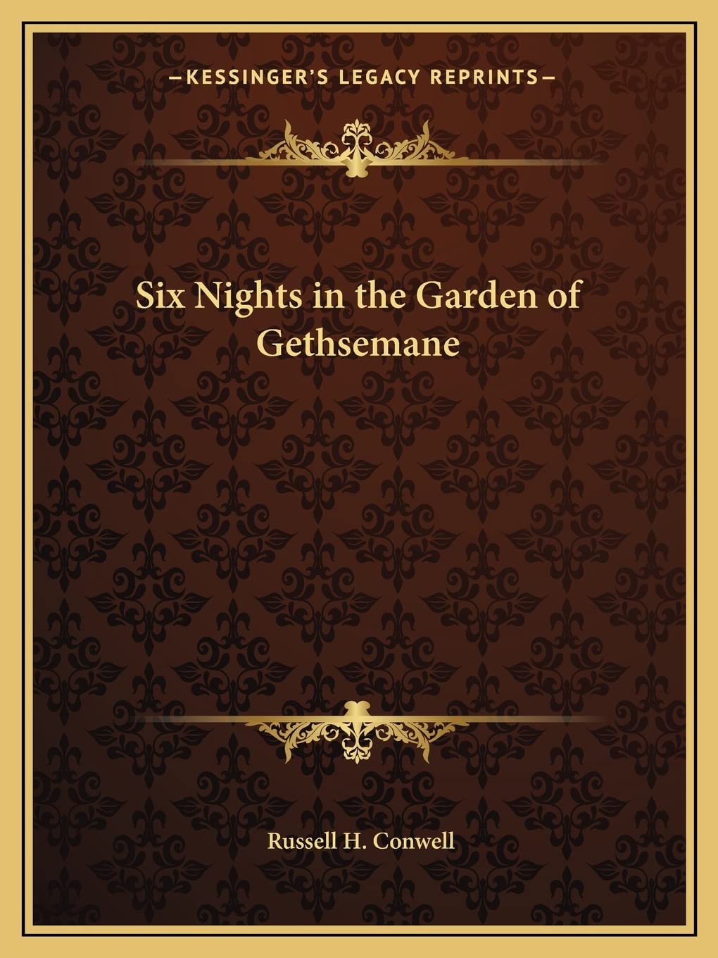 Six Nights in the Garden of Gethsemane Contemporary literature