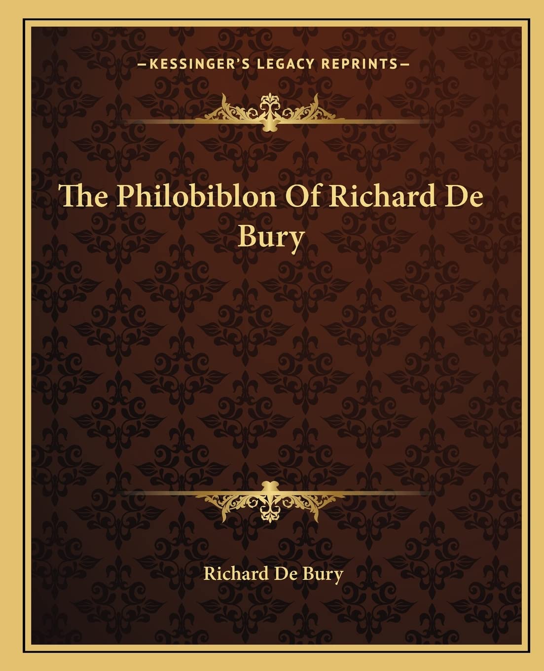 The Philobiblon Of Richard De Bury Contemporary literature