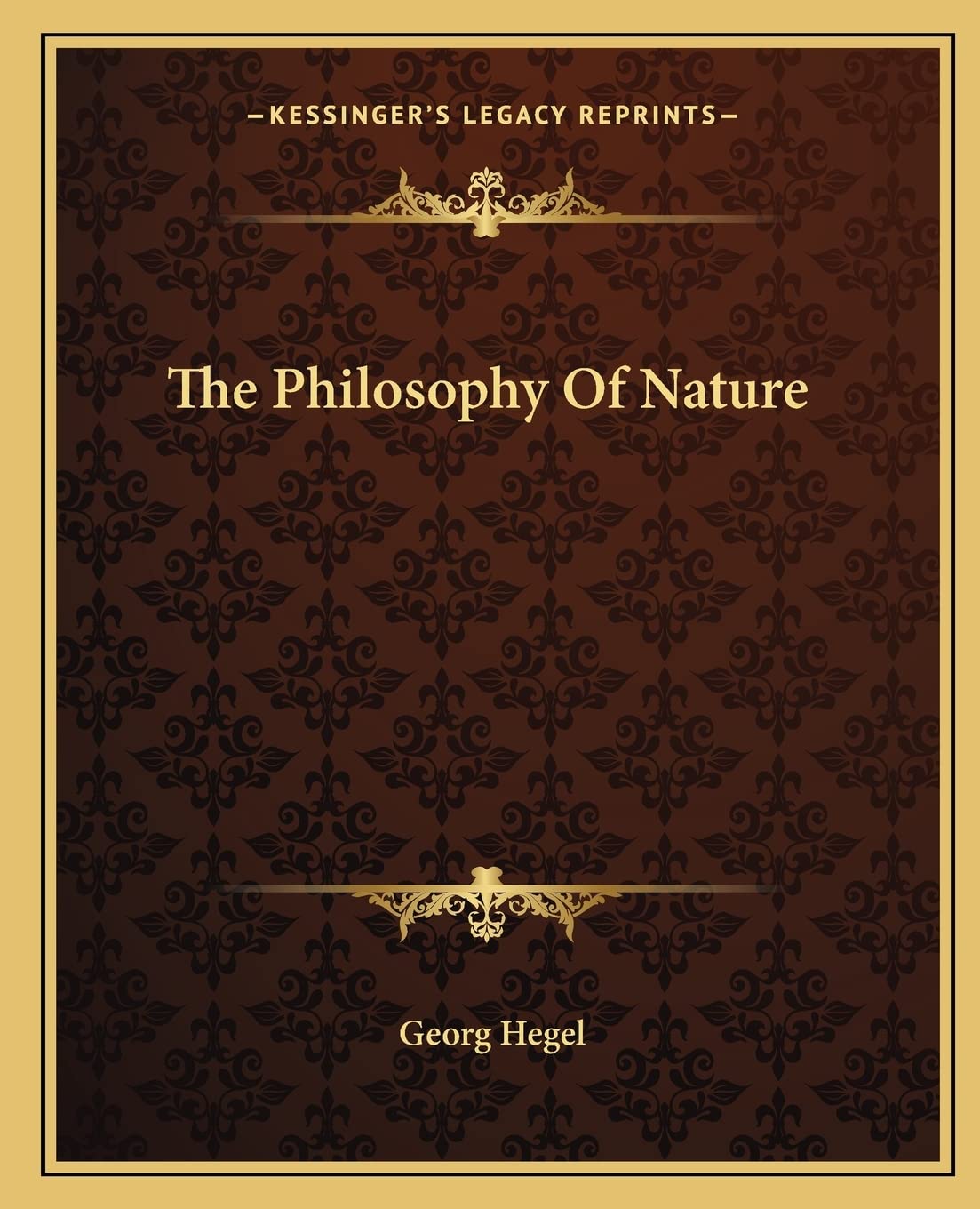 The Philosophy Of Nature Philosophy
