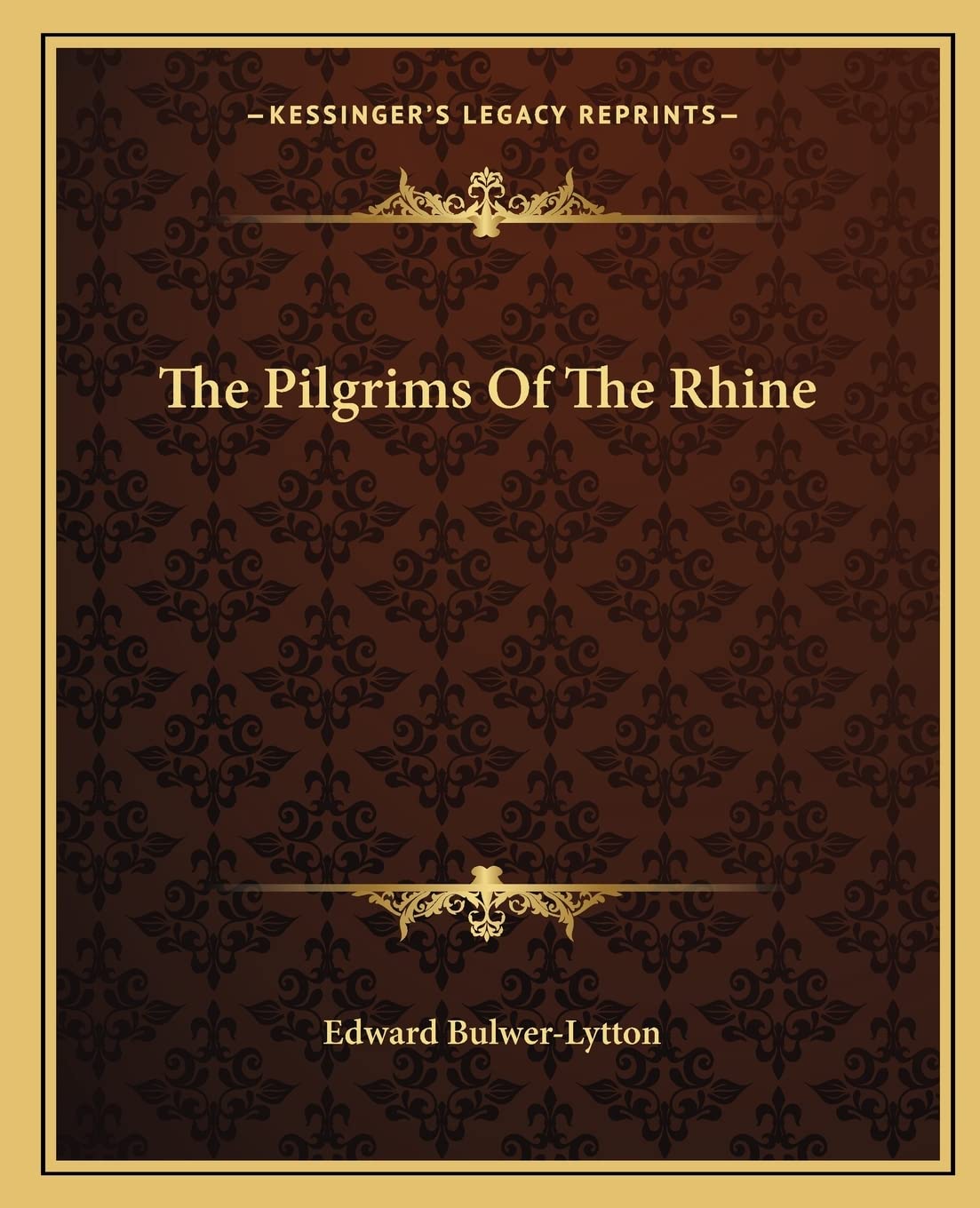 The Pilgrims Of The Rhine Contemporary literature