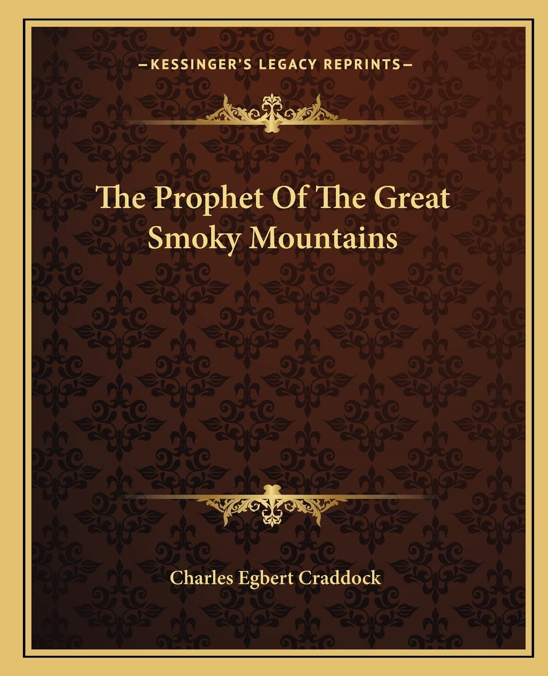 The Prophet Of The Great Smoky Mountains Contemporary literature