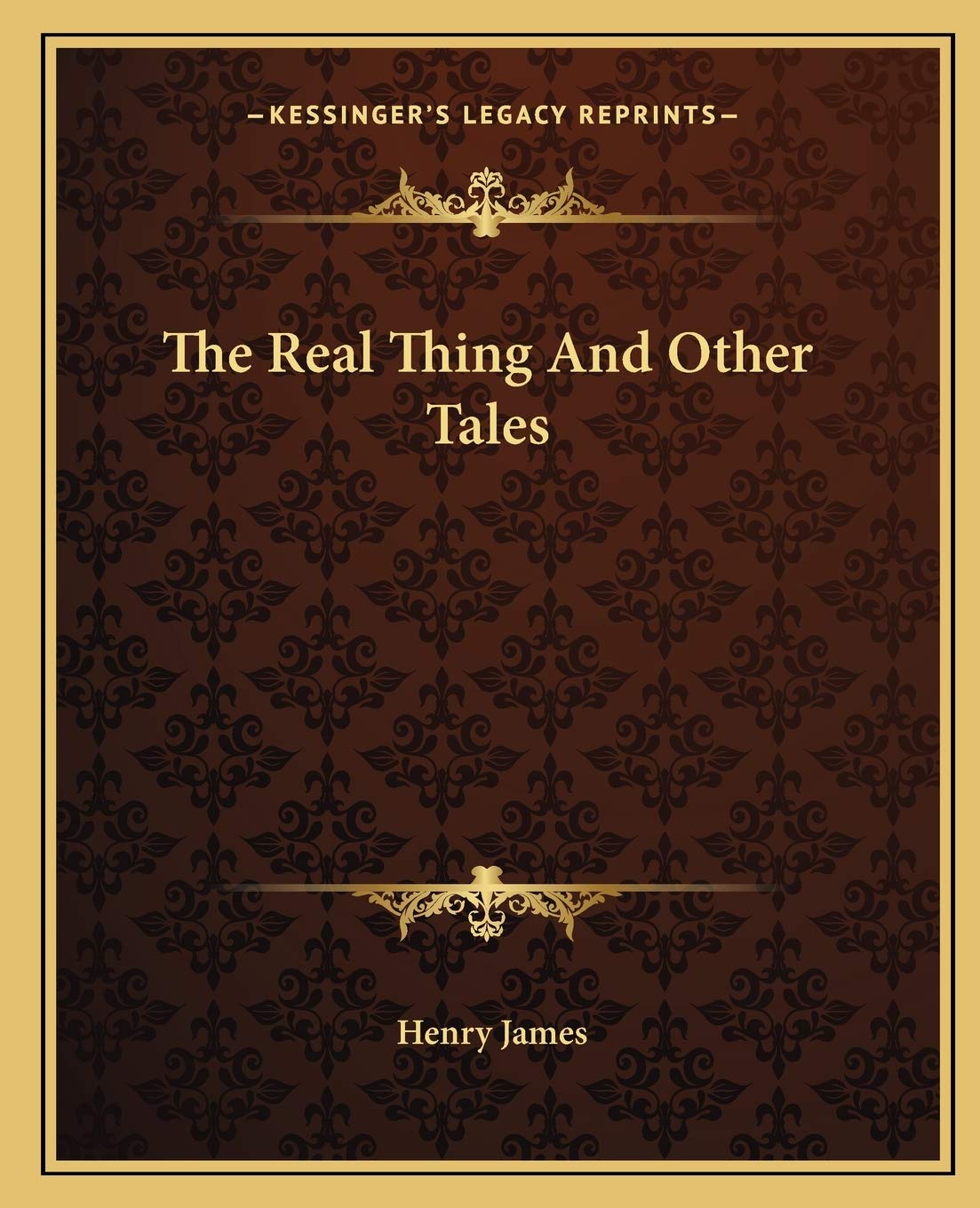 The Real Thing And Other Tales Contemporary literature