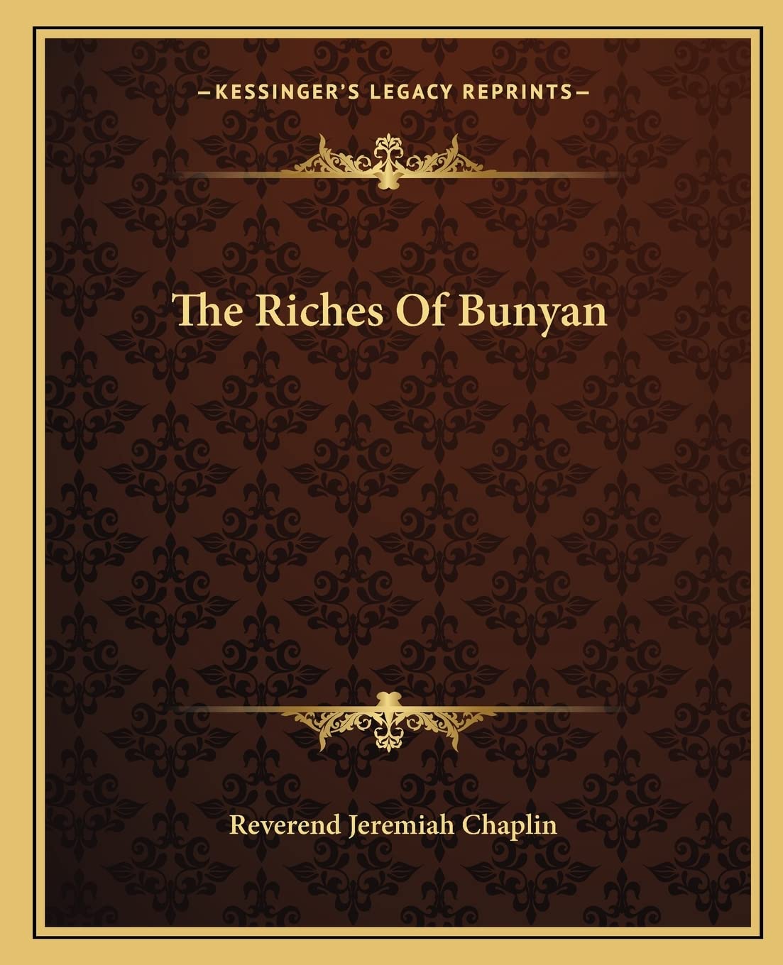 The Riches Of Bunyan Contemporary literature
