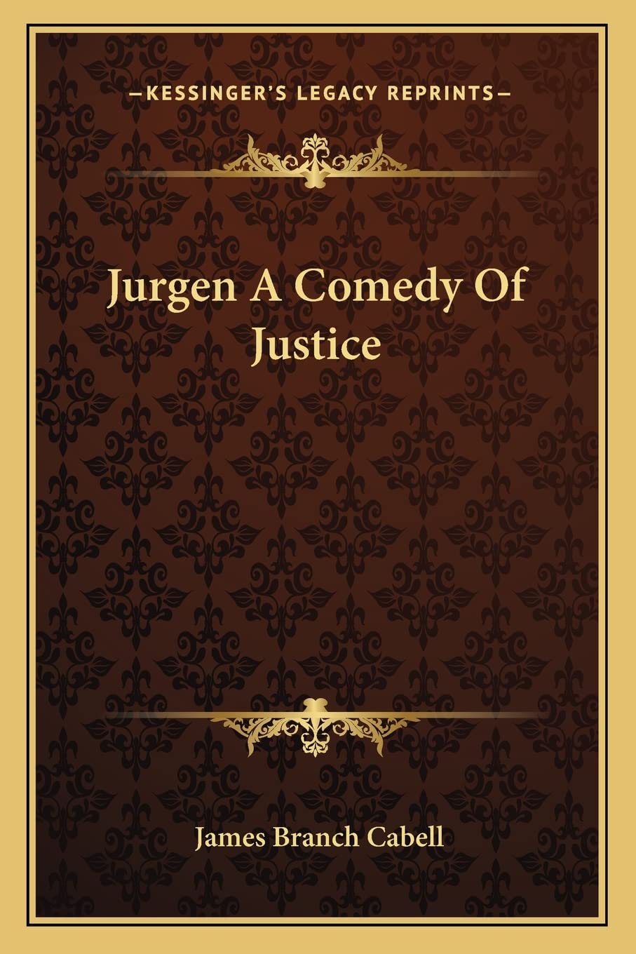 Jurgen A Comedy Of Justice Contemporary literature