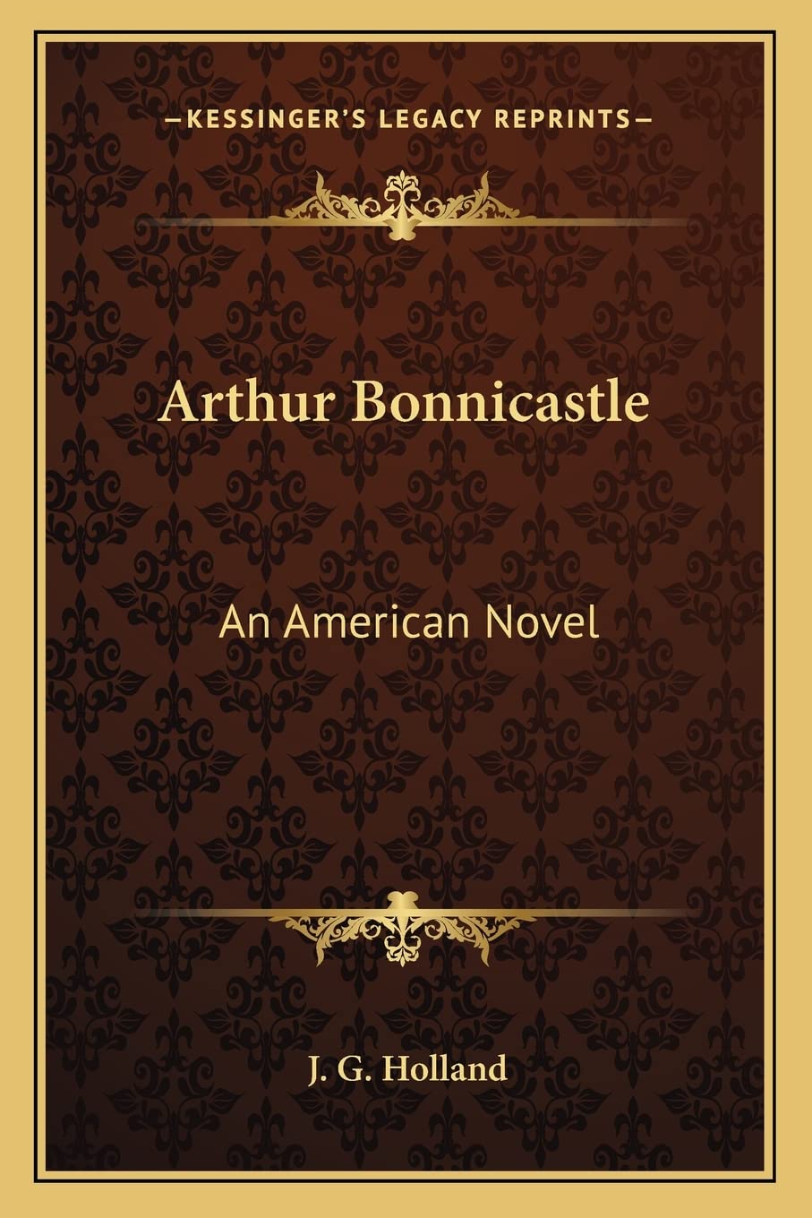 Arthur Bonnicastle: An American Novel Contemporary literature