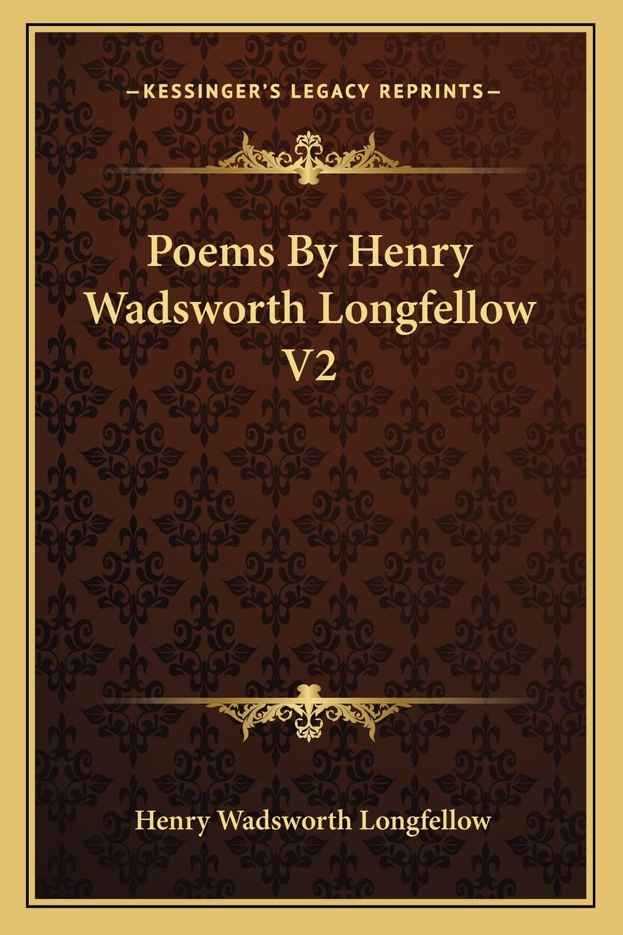 Poems By Henry Wadsworth Longfellow V2 Poetry