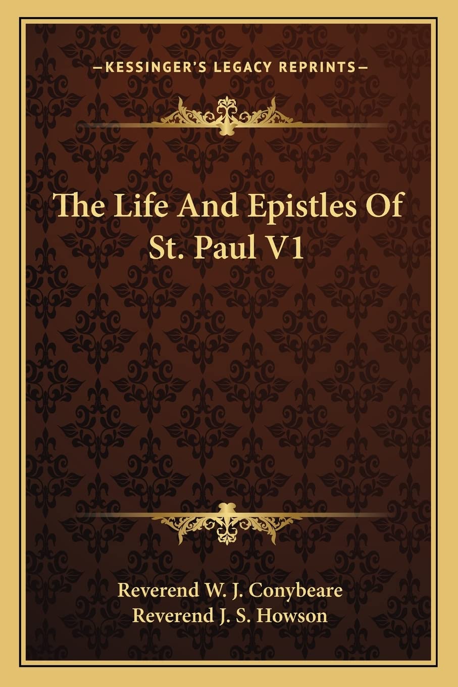 The Life And Epistles Of St. Paul V1 Contemporary literature
