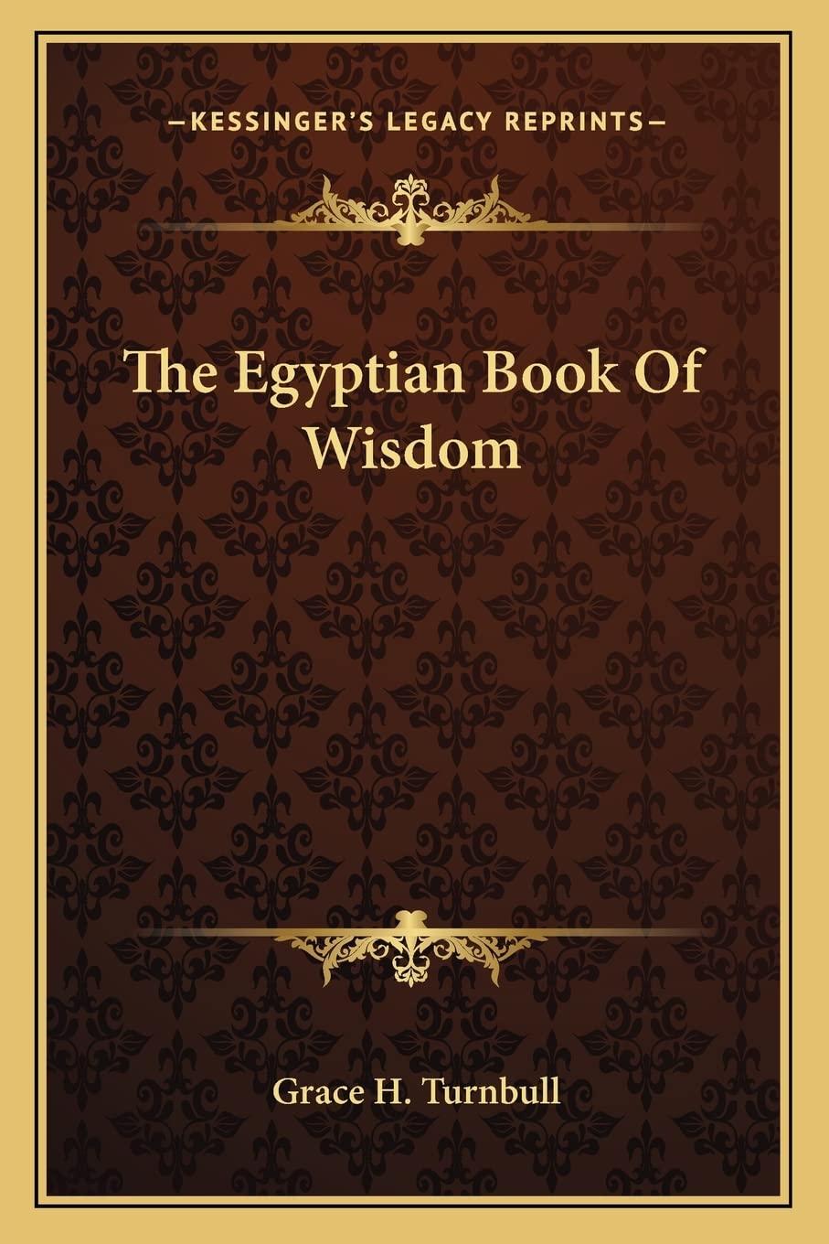 The Egyptian Book Of Wisdom Philosophy