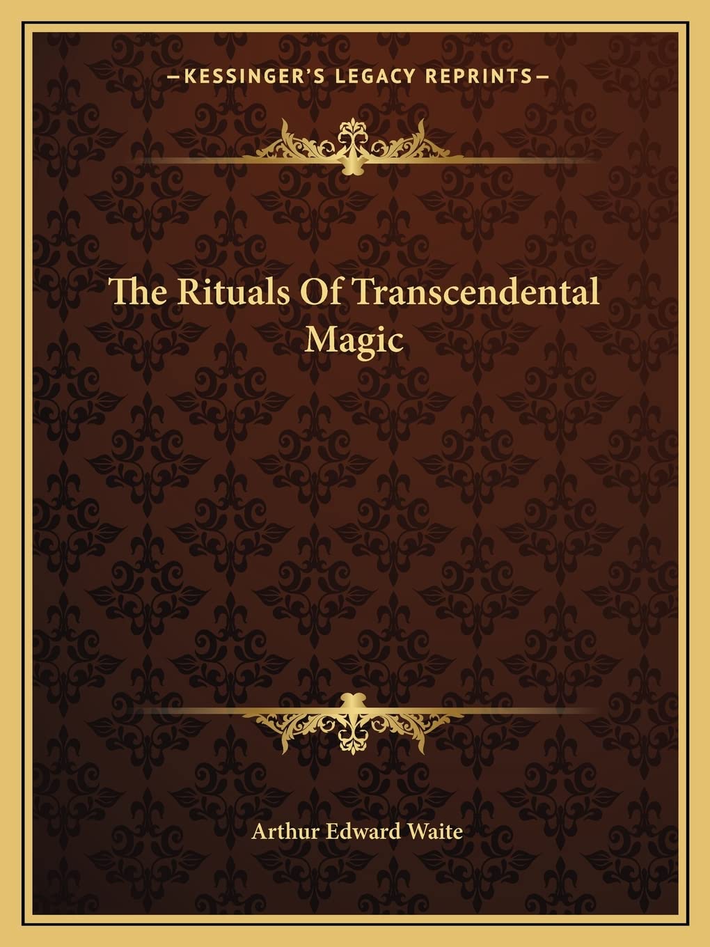 The Rituals Of Transcendental Magic Contemporary literature