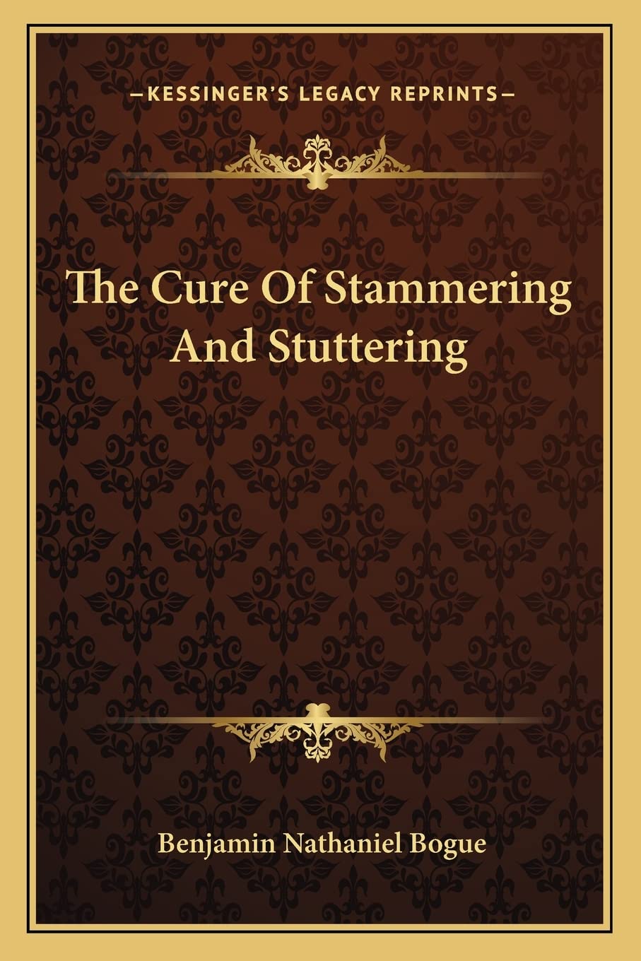 The Cure Of Stammering And Stuttering Medicine