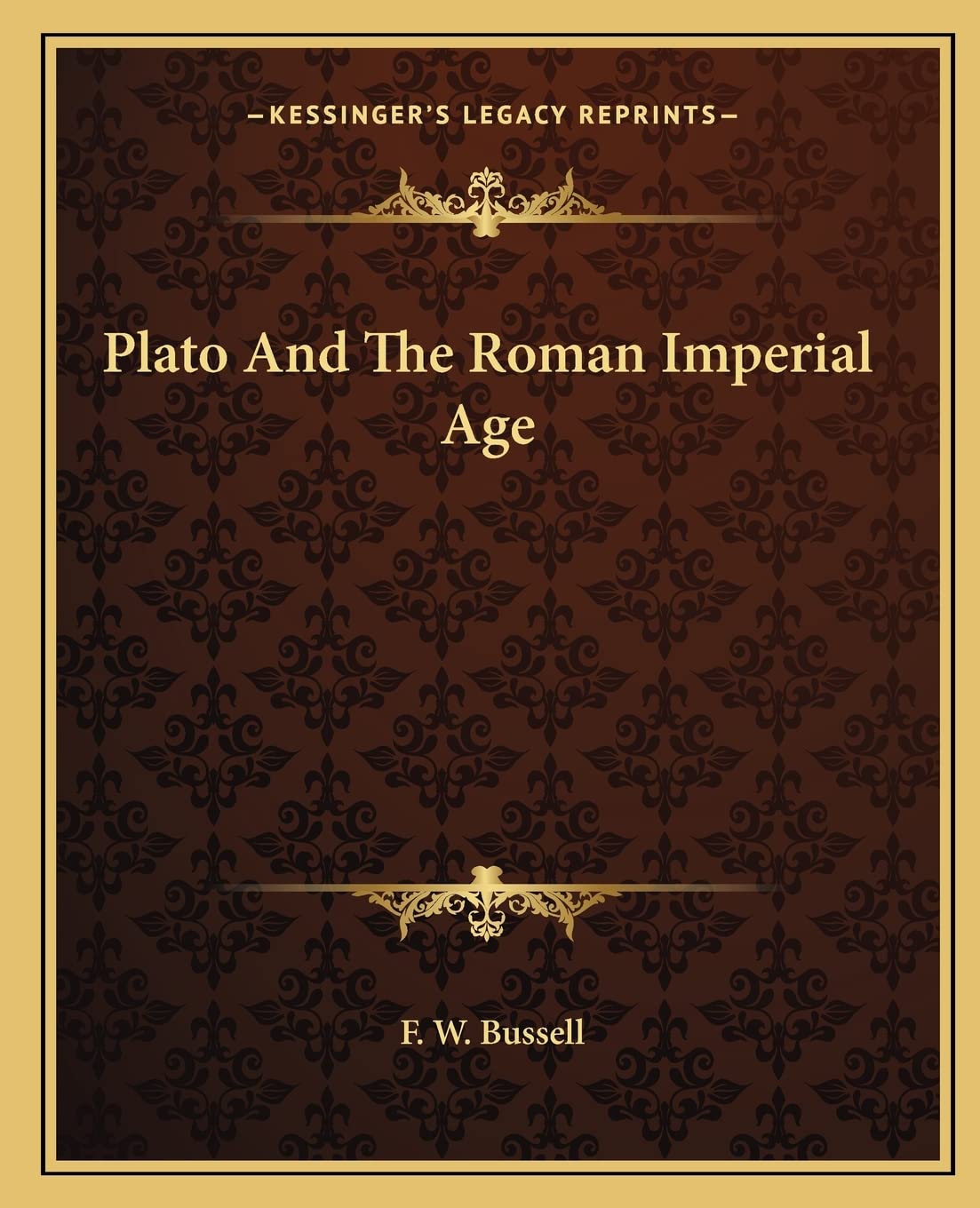Plato And The Roman Imperial Age Philosophy
