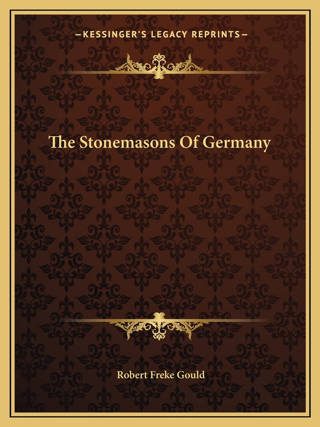The Stonemasons Of Germany Contemporary literature