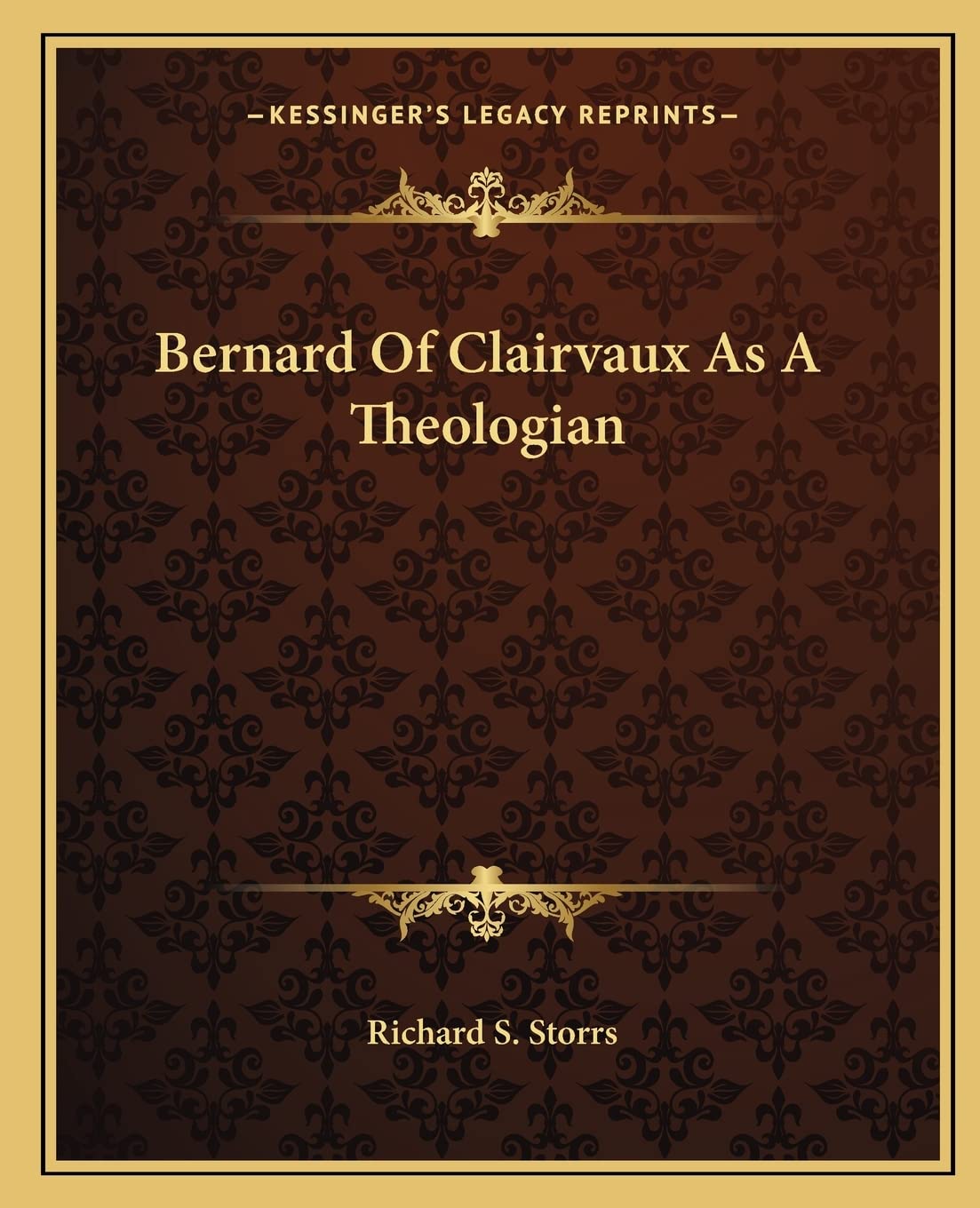 Bernard Of Clairvaux As A Theologian Contemporary literature