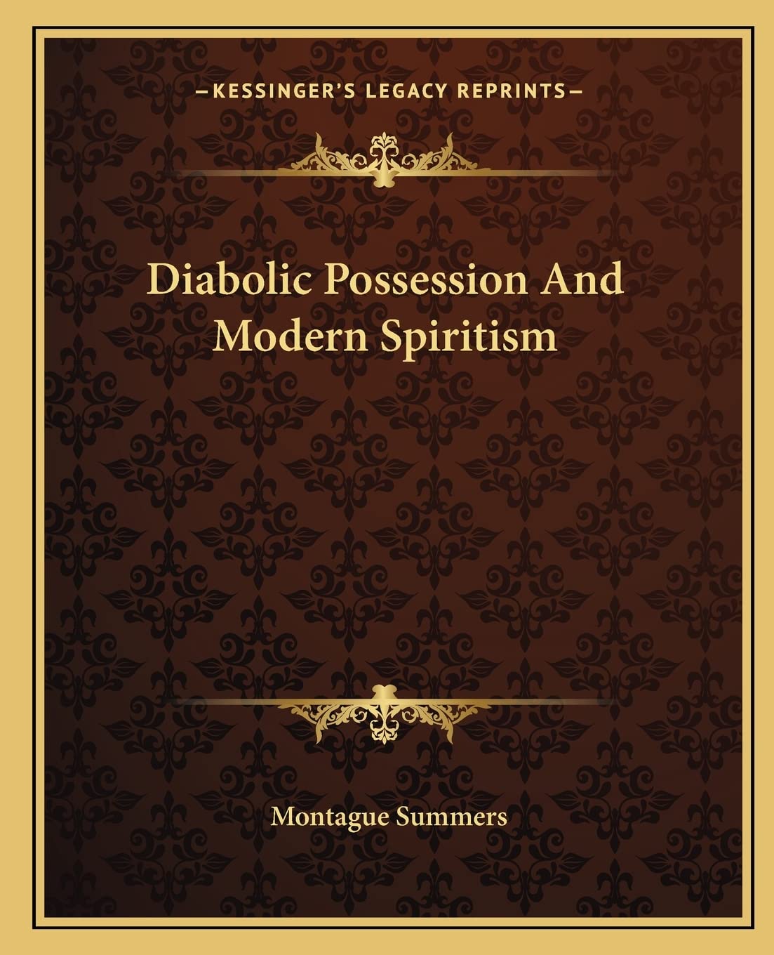 Diabolic Possession And Modern Spiritism Contemporary literature