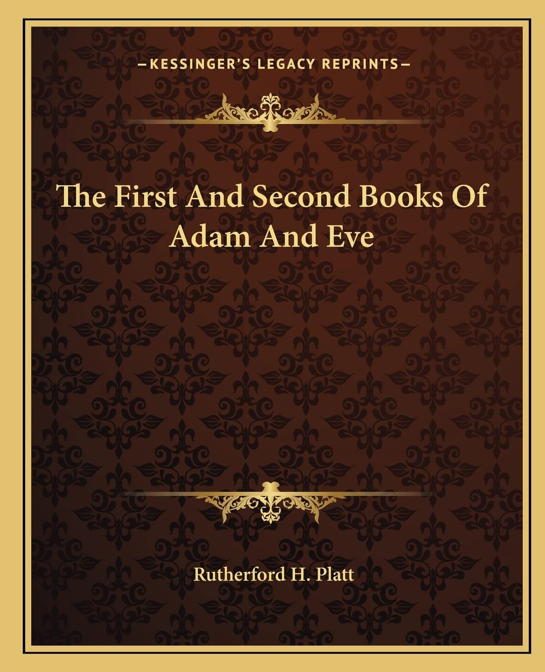 The First And Second Books Of Adam And Eve Contemporary literature