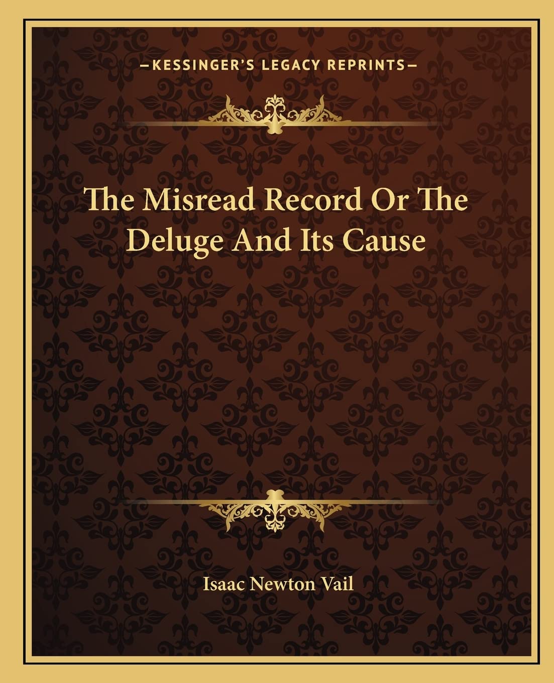 The Misread Record Or The Deluge And Its Cause Contemporary literature