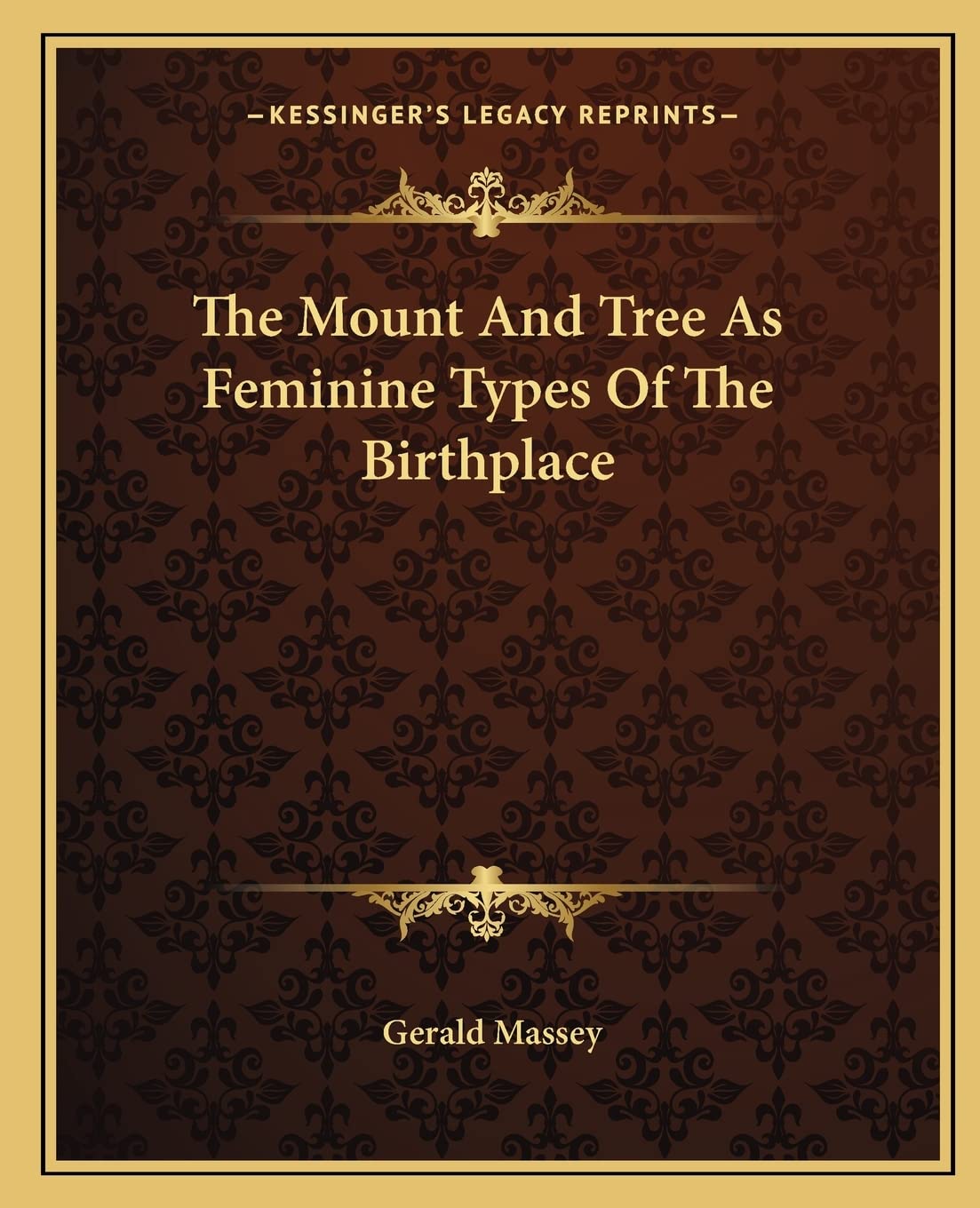 The Mount And Tree As Feminine Types Of The Birthplace Social Sciences