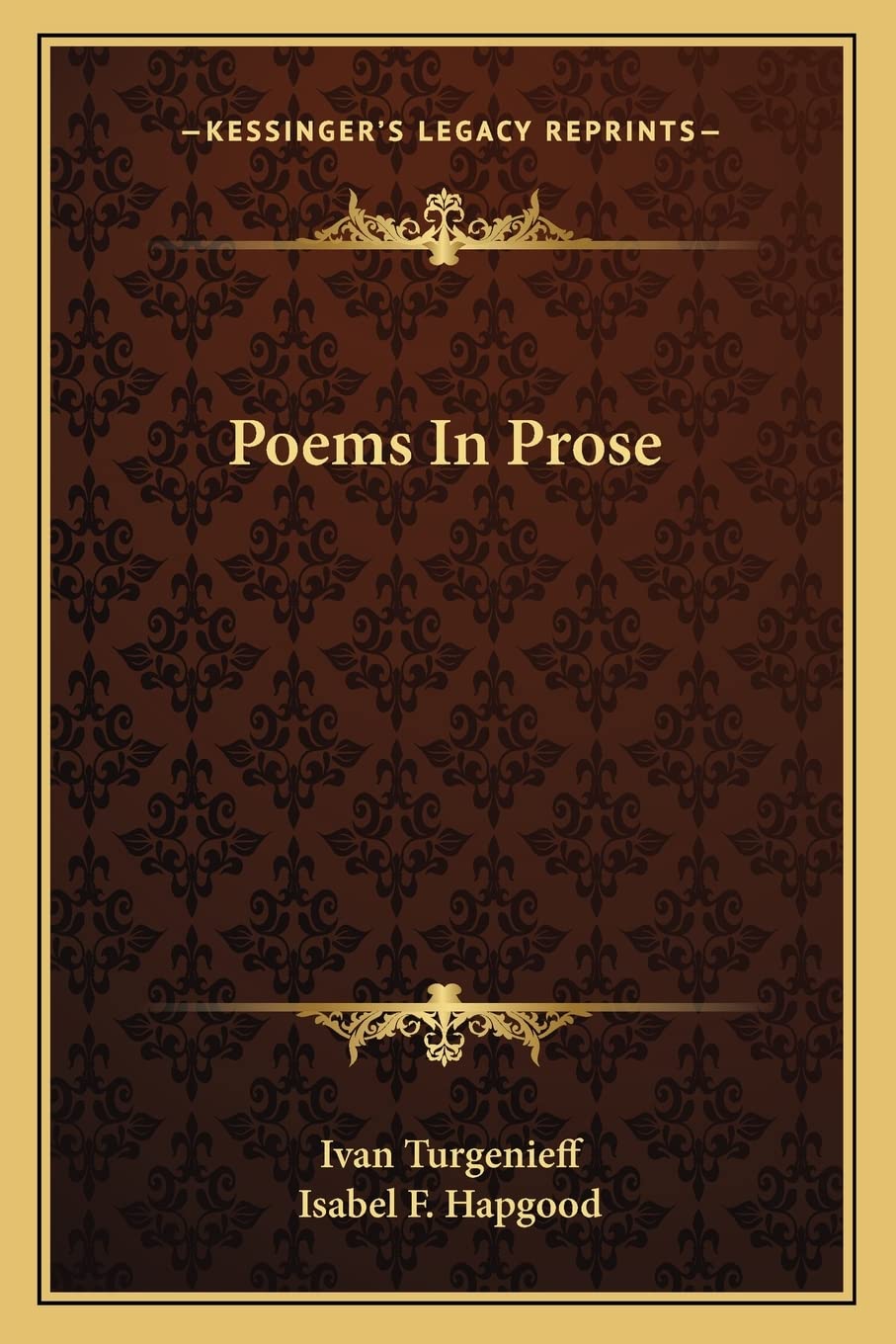 Product Image: Poems in Prose