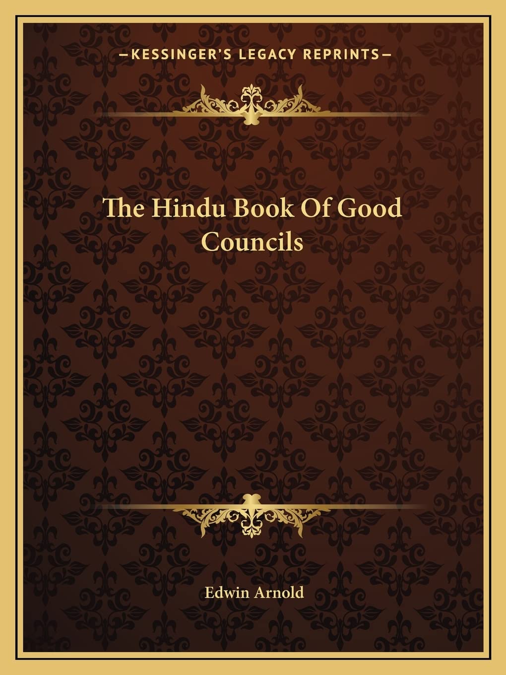 The Hindu Book Of Good Councils Philosophy