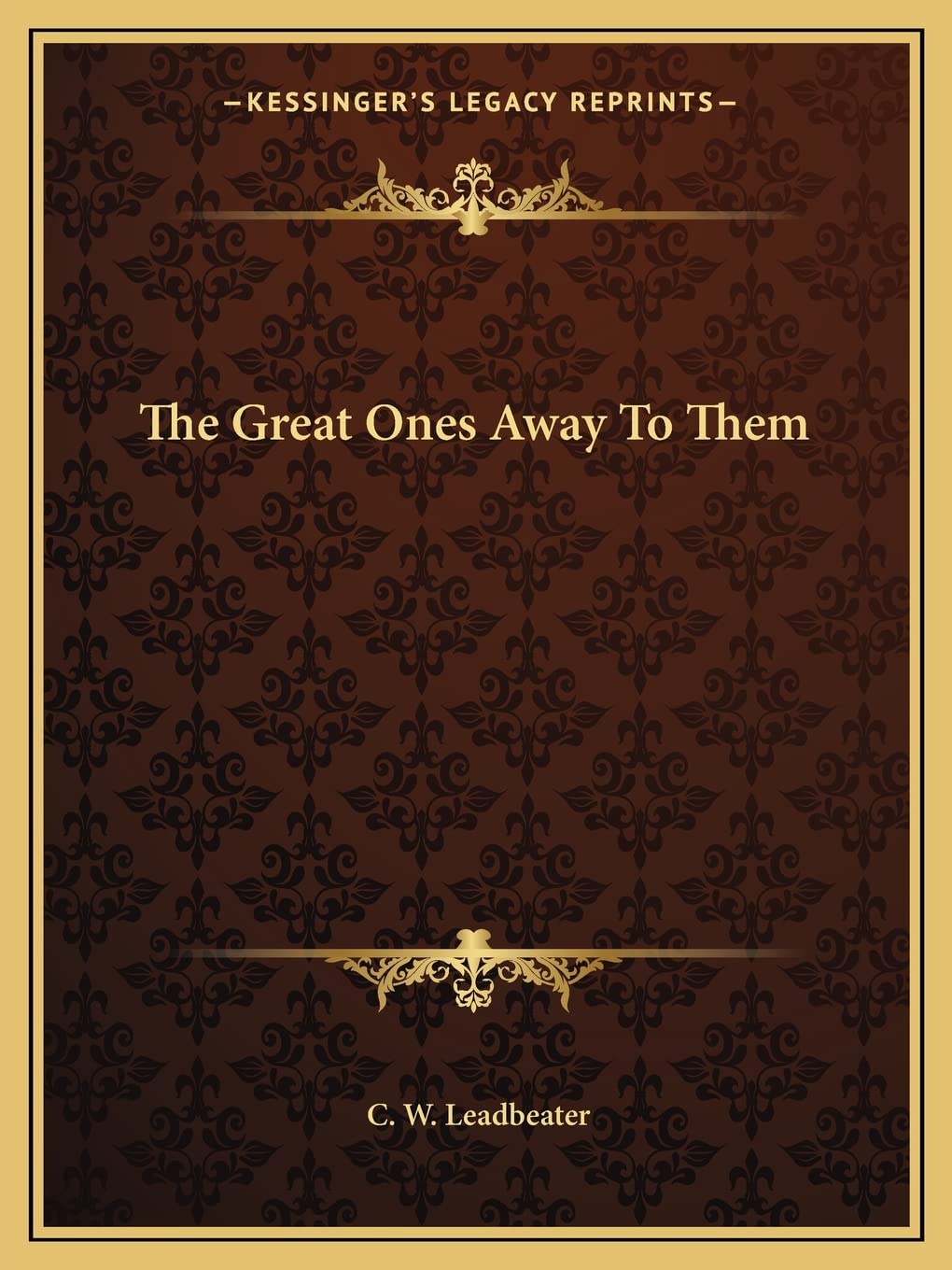The Great Ones Away To Them Philosophy