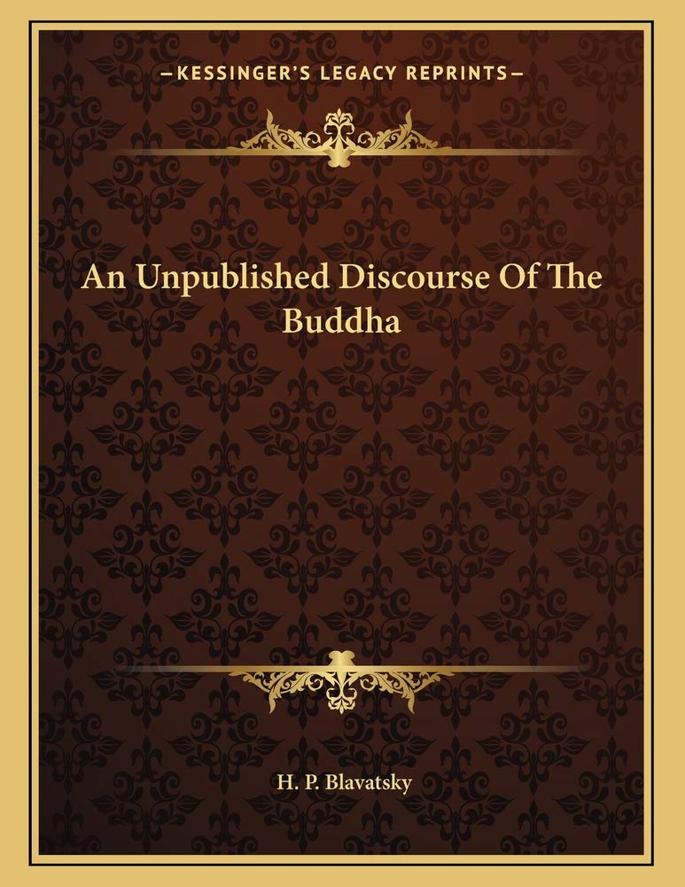 Product Image: An Unpublished Discourse Of The Buddha