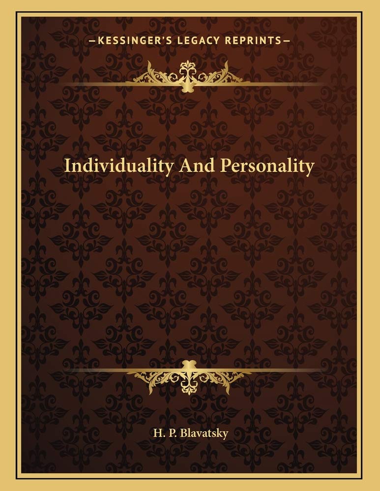 Individuality And Personality Contemporary literature