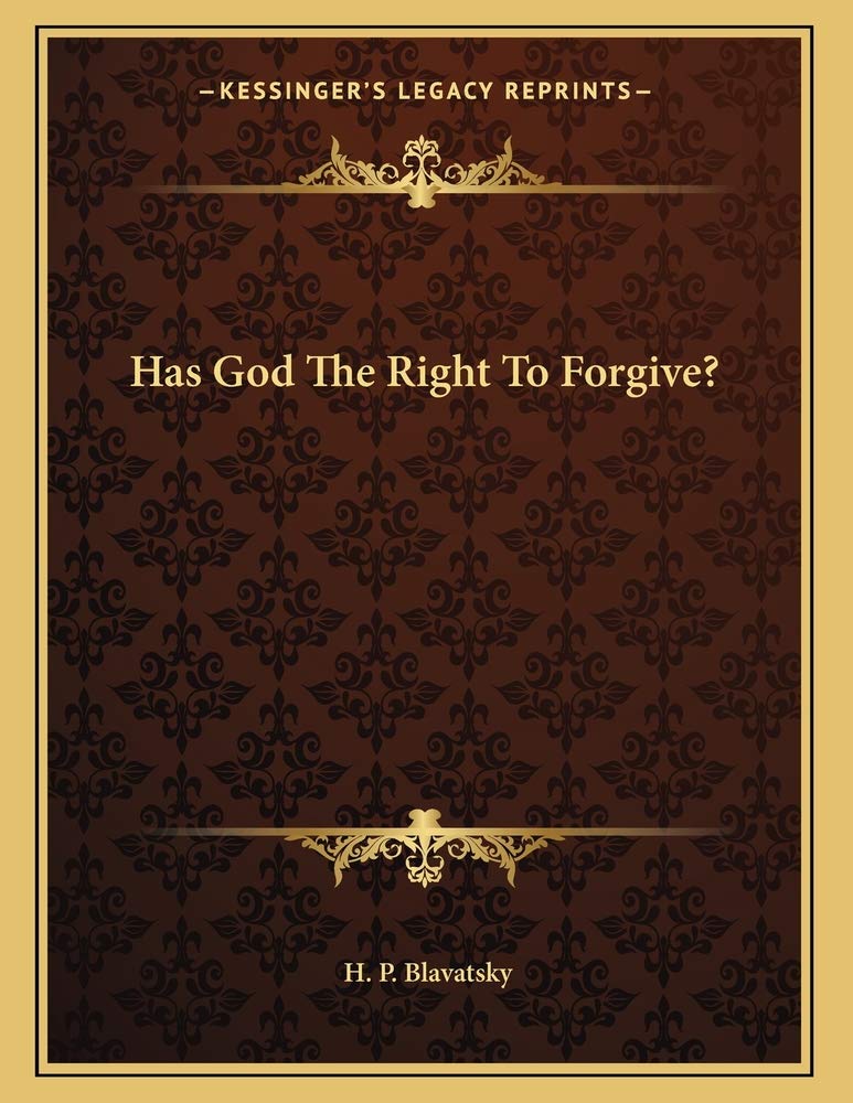 Has God The Right To Forgive? Contemporary literature