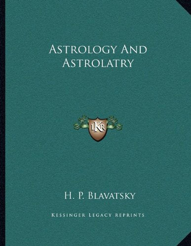 Astrology and Astrolatry Books