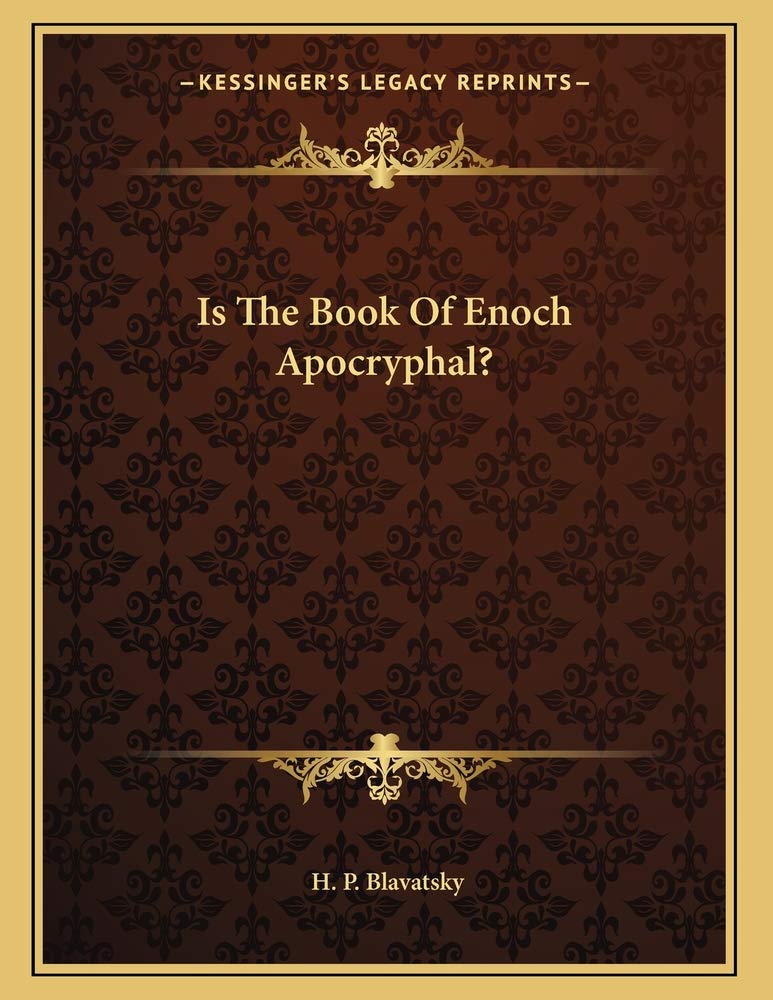 Is The Book Of Enoch Apocryphal? Contemporary literature