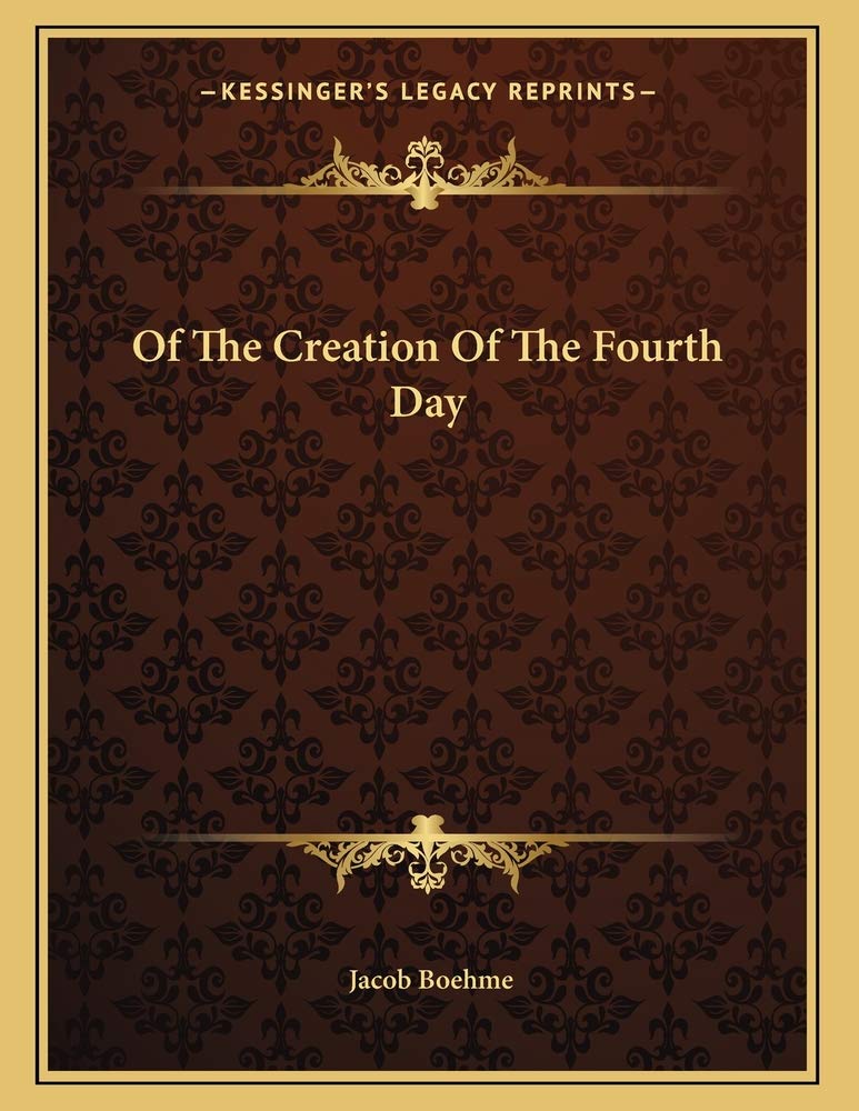 Of The Creation Of The Fourth Day Contemporary literature