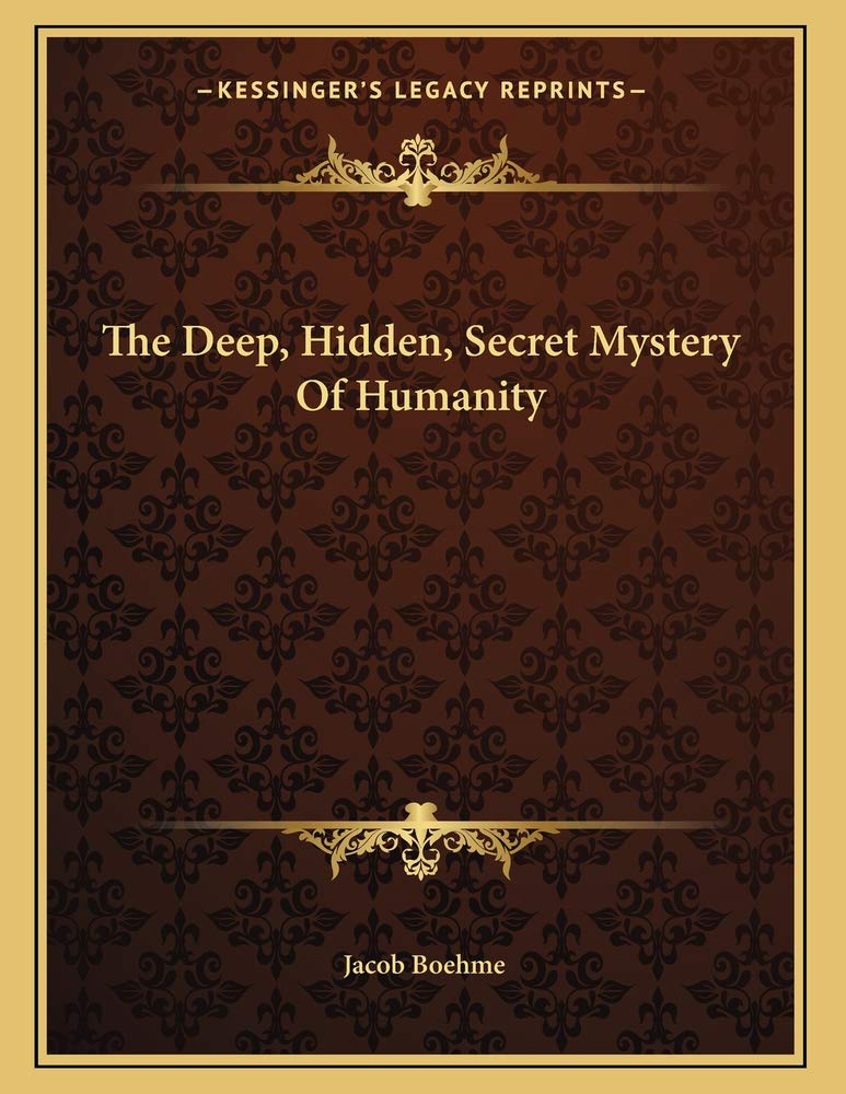 Deep, Hidden, Secret Mystery of Humanity Contemporary literature