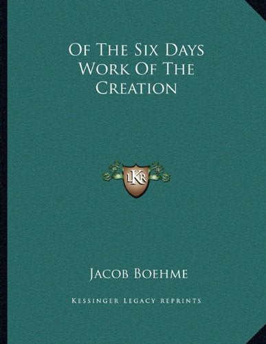 Of the Six Days Work of the Creation Contemporary literature