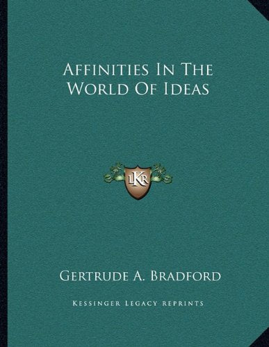 Affinities in the World of Ideas Contemporary literature