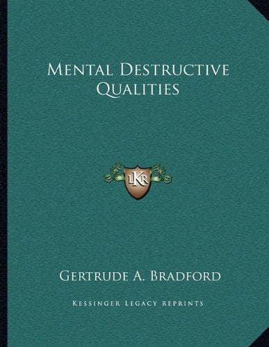 Product Image: Mental Destructive Qualities