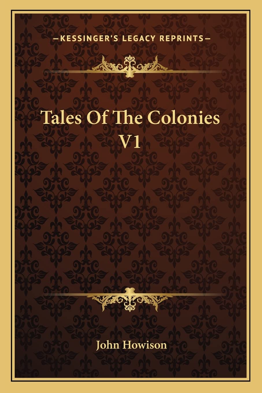 Tales Of The Colonies V1 Contemporary literature
