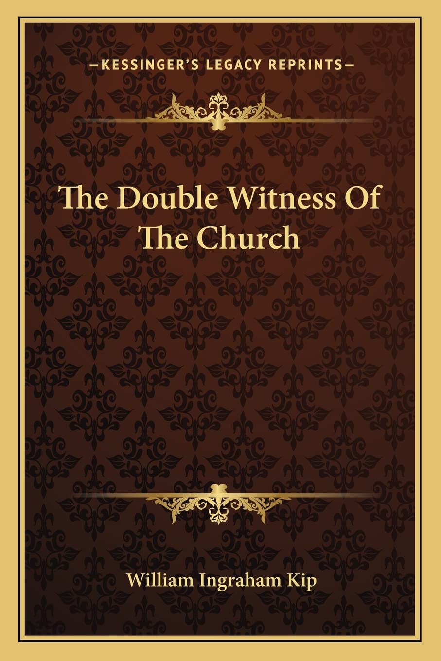 The Double Witness Of The Church Contemporary literature
