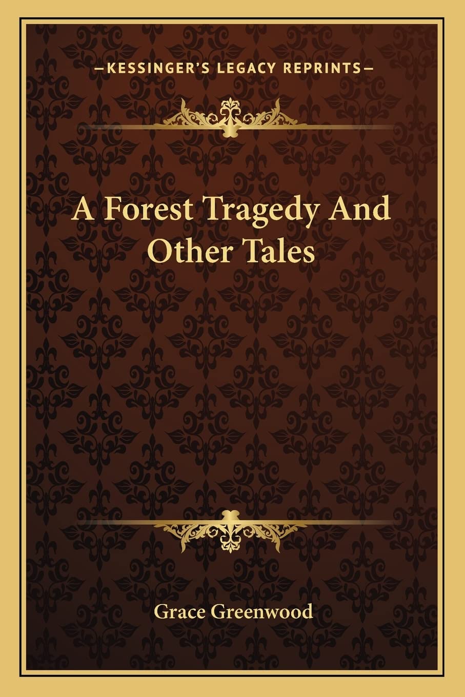A Forest Tragedy And Other Tales Contemporary literature