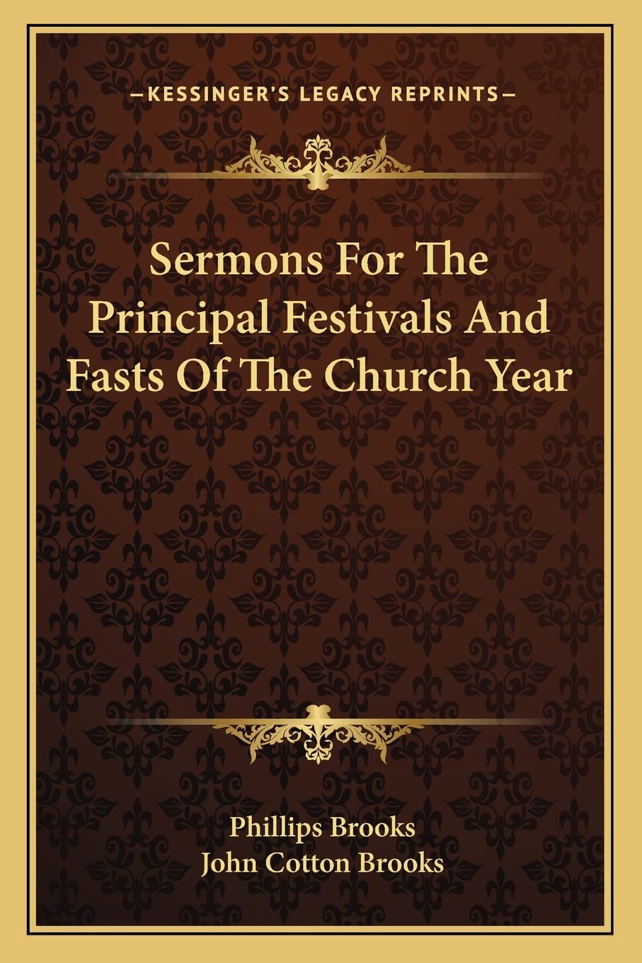 Sermons for the Principal Festivals and Fasts of the Church Year Contemporary literature
