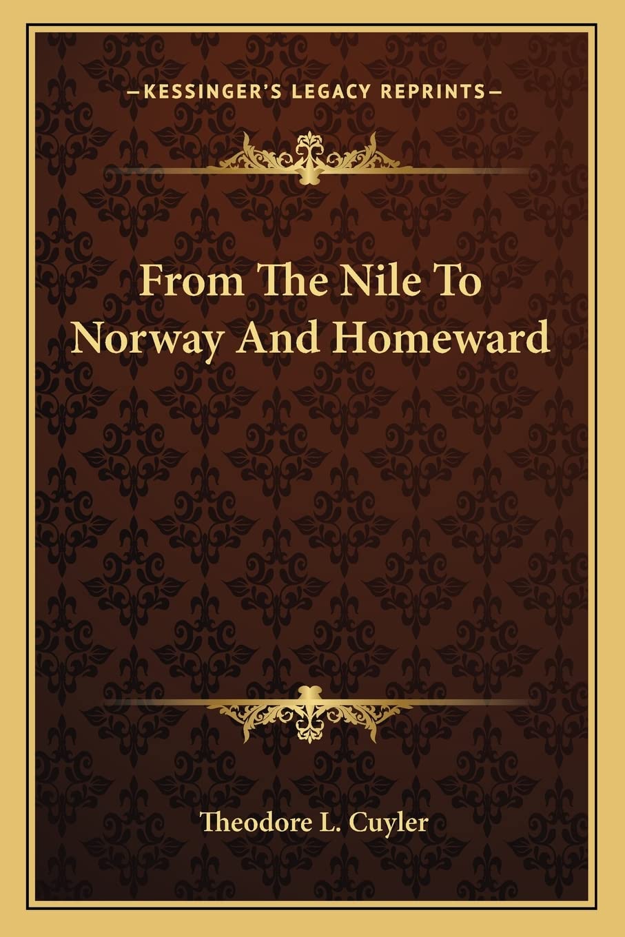 From The Nile To Norway And Homeward Contemporary literature